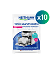 HEITMANN Express Spülmaschinen Hygiene-Reiniger 10er Pack
