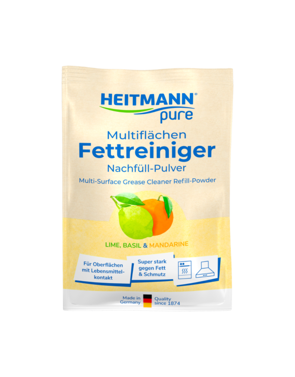 HEITMANN pure Multiflächen Fettreiniger 25 g Nachfüllbeutel
