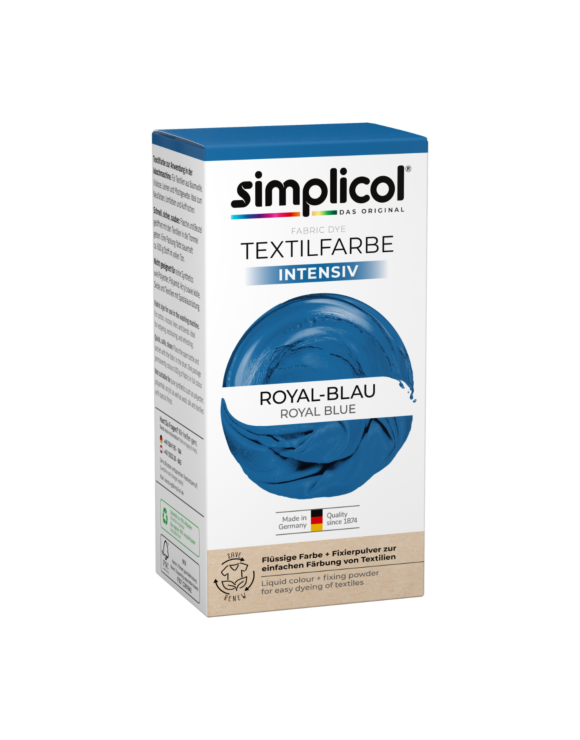 simplicol Textilfarbe intensiv Royal Blau