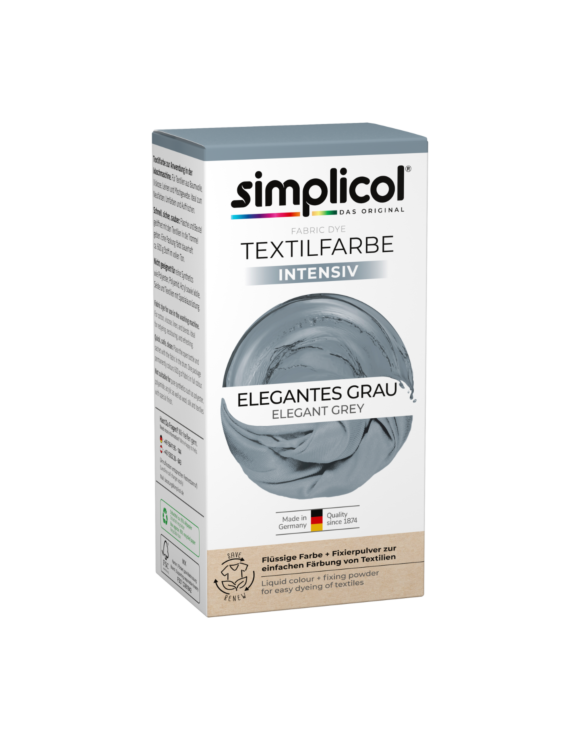simplicol Textilfarbe intensiv Elegantes Grau