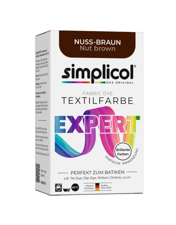 simplicol Textilfarbe expert Nuss-Braun