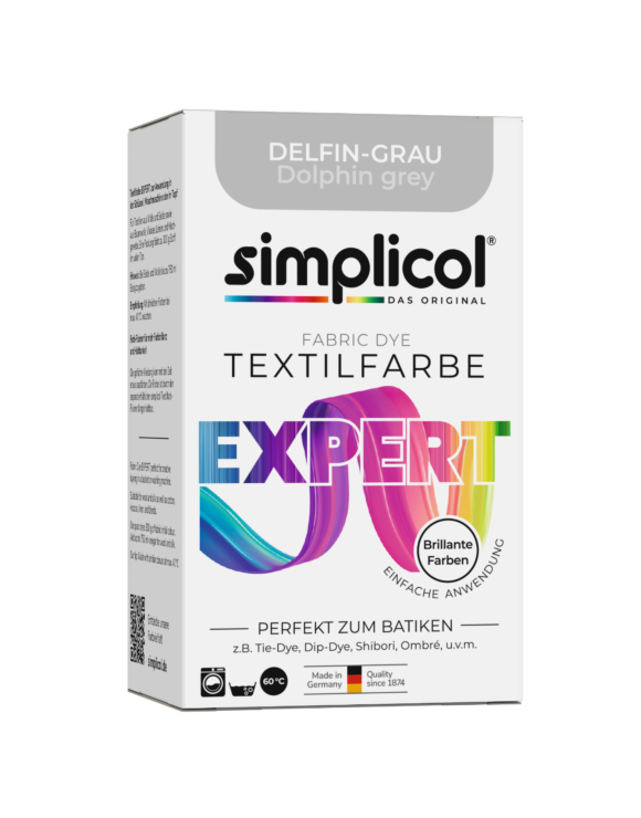 simplicol Textilfarbe expert Delfin-Grau