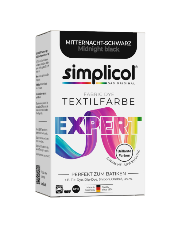 simplicol Textilfarbe expert Mitternacht-Schwarz