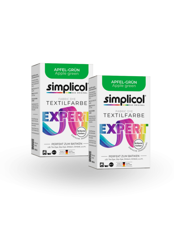 simplicol Textilfarbe expert Apfel-Grün 2er Pack