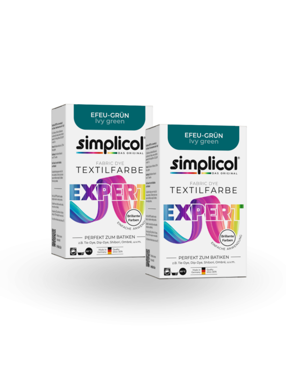 simplicol Textilfarbe expert Efeu-Grün 2er Pack