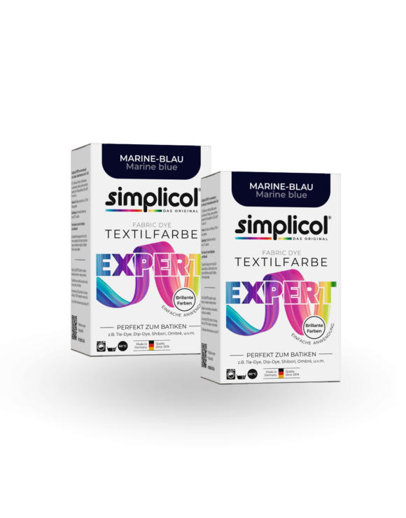 simplicol Textilfarbe expert Marine-Blau 2er Pack
