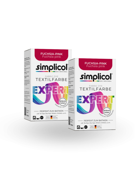 simplicol Textilfarbe expert Fuchsia-Pink 2er Pack