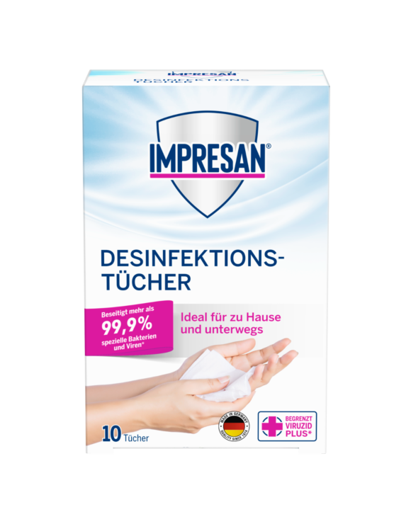 IMPRESAN Desinfektionstücher 10 Stück