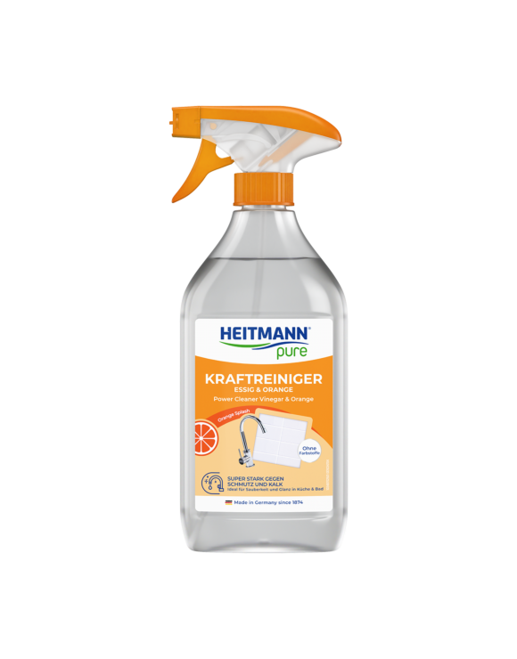 HEITMANN pure Kraftreiniger Essig + Orange 500 ml
