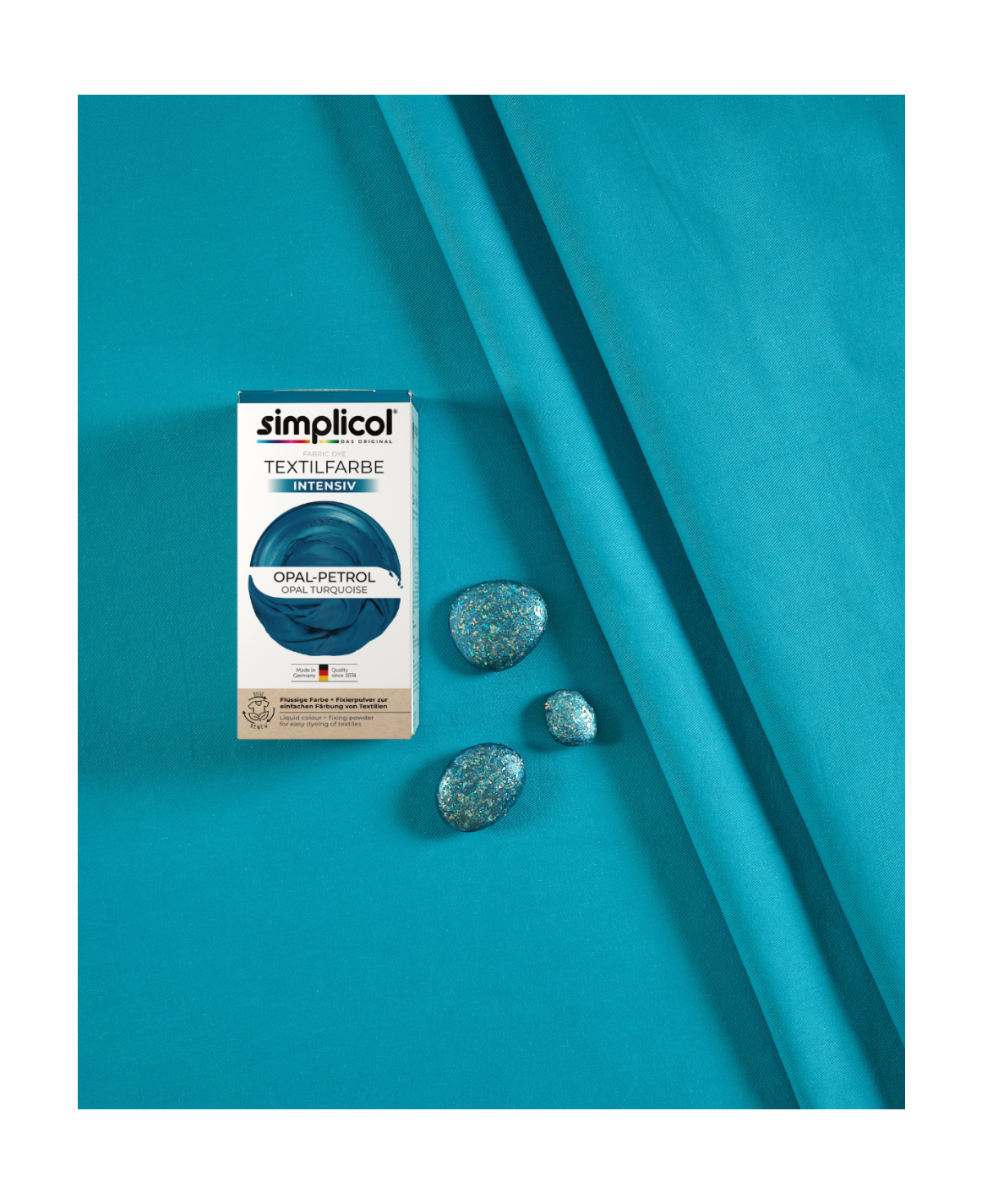 simplicol Textilfarbe intensiv Opal Petrol