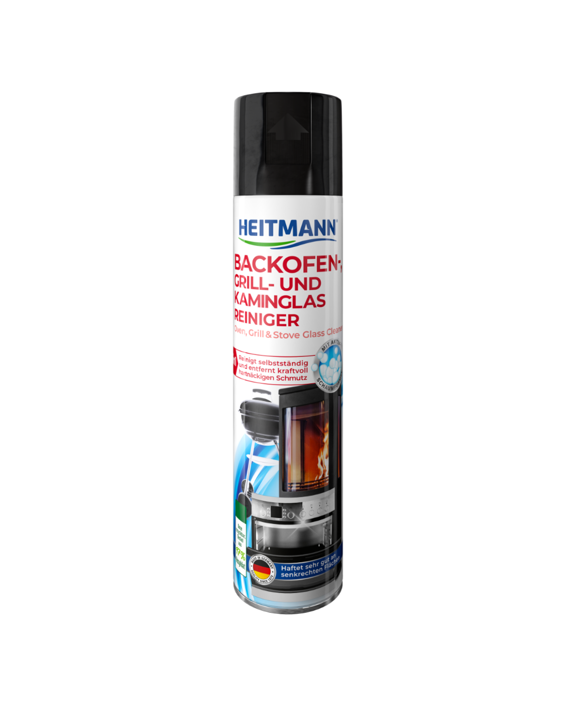 HEITMANN Backofen-, Grill- und Kaminglas Reiniger 400 ml