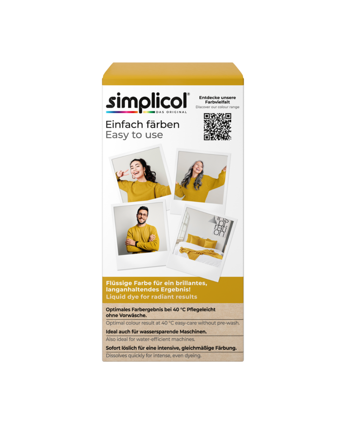 simplicol Textilfarbe intensiv Senf-Gelb