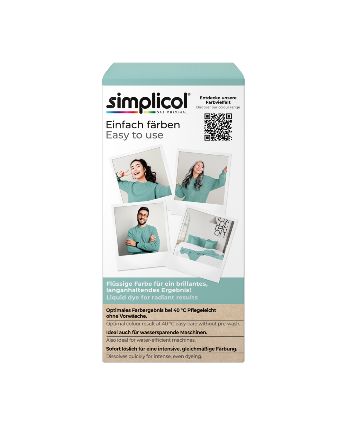 simplicol Textilfarbe intensiv Mint-Petrol