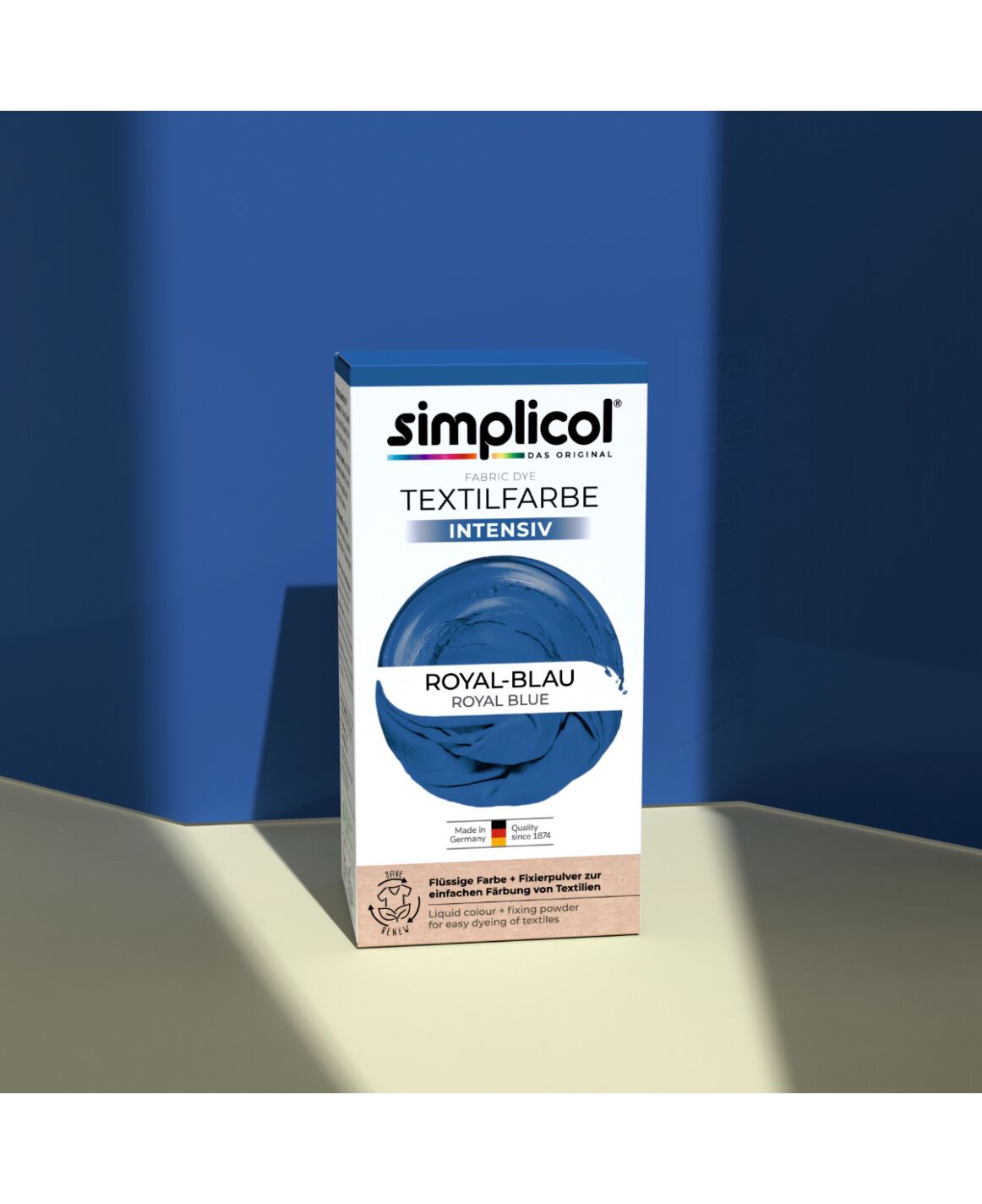simplicol Textilfarbe intensiv Royal Blau