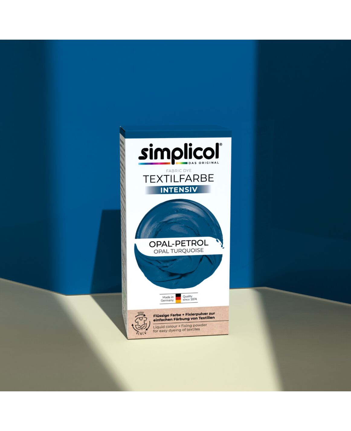 simplicol Textilfarbe intensiv Opal Petrol