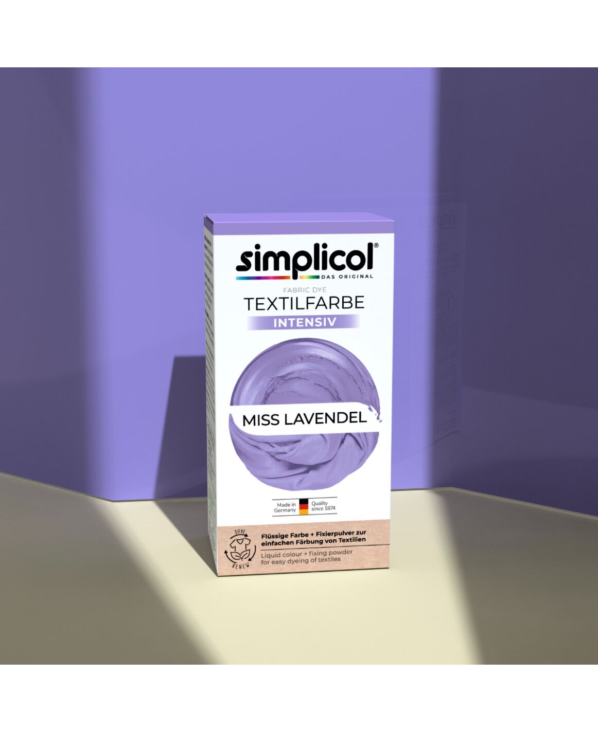 simplicol Textilfarbe intensiv Miss Lavendel