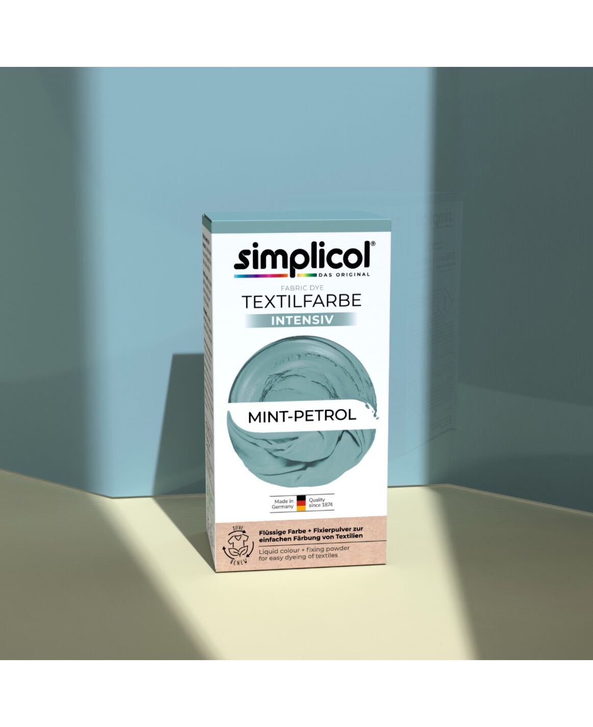 simplicol Textilfarbe intensiv Mint-Petrol