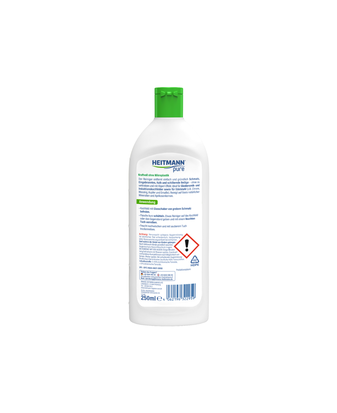 HEITMANN pure Glaskeramik- und Edelstahlreiniger