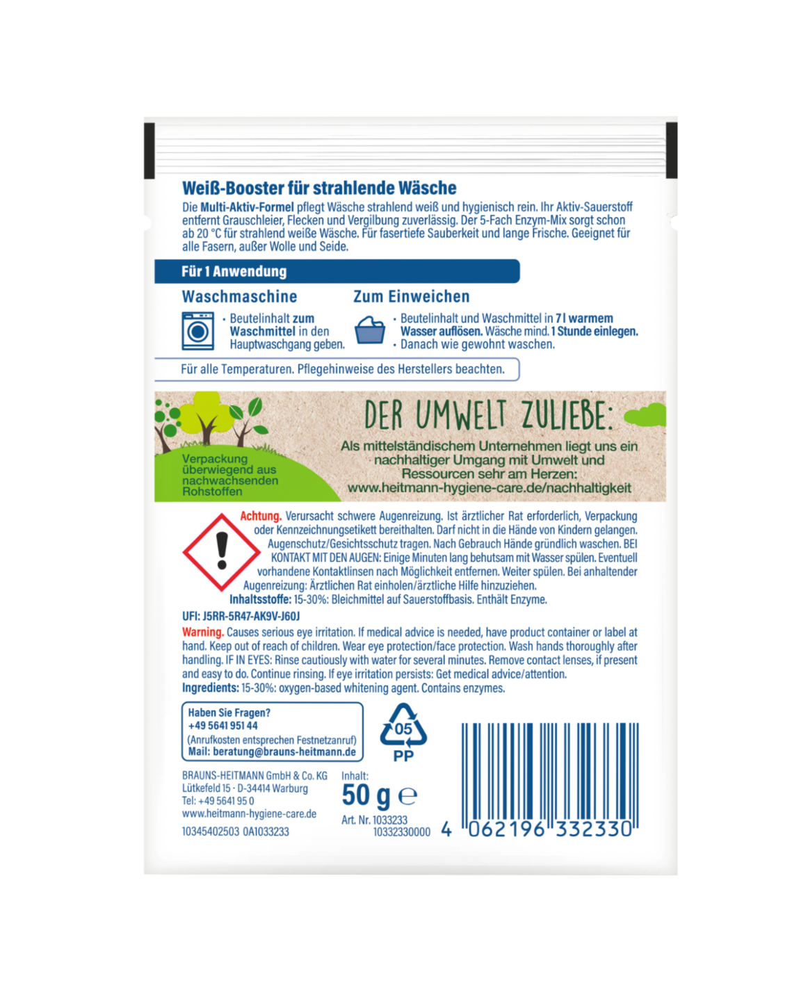 HEITMANN Wäsche Weiss 50 g