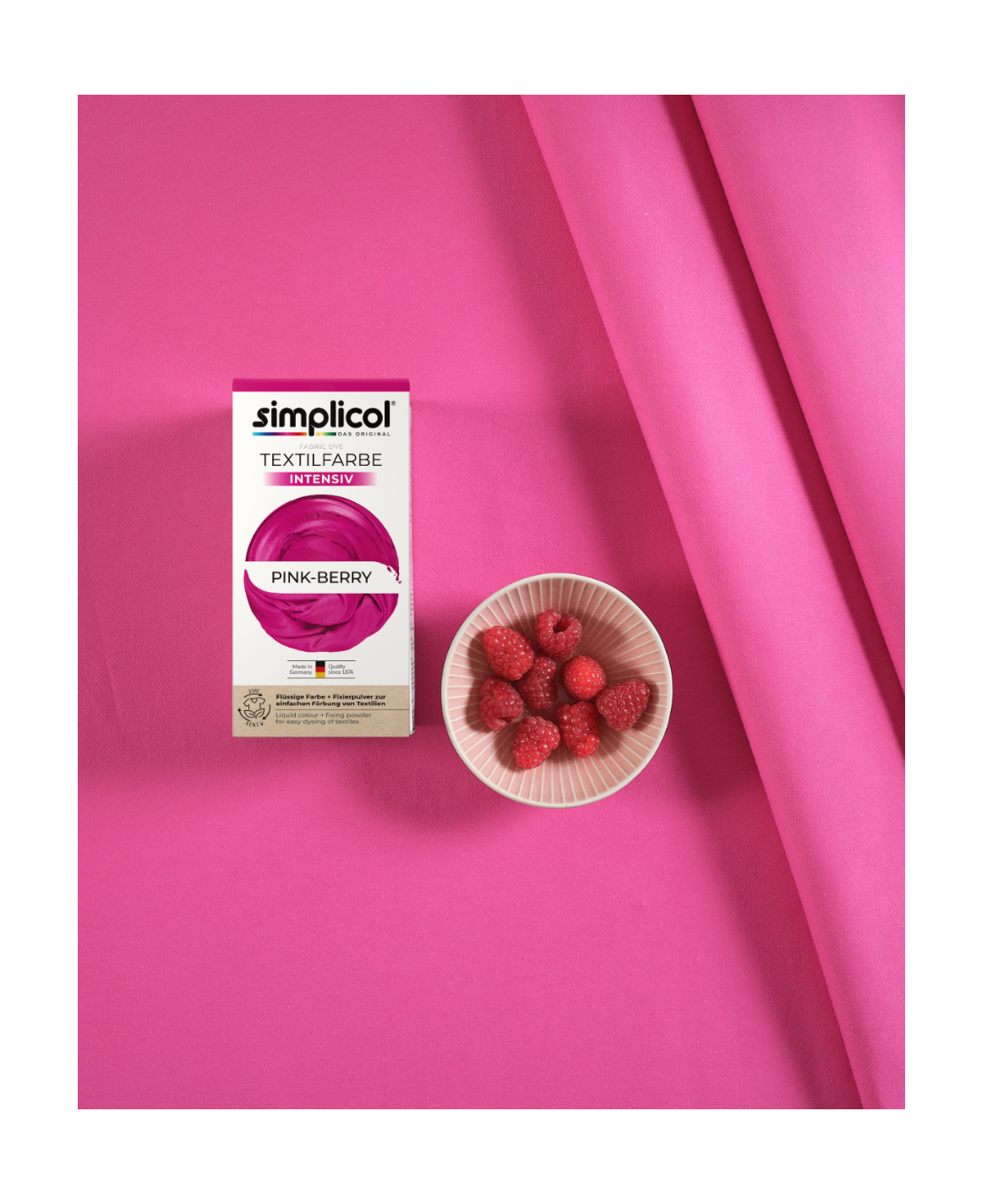 simplicol Textilfarbe intensiv Pink-Berry