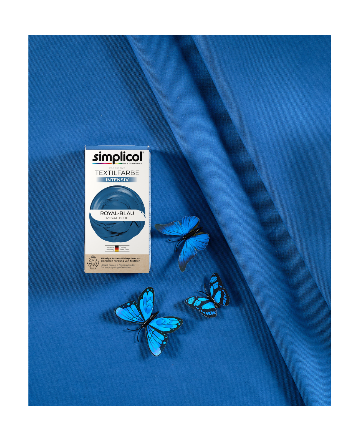 simplicol Textilfarbe intensiv Royal Blau