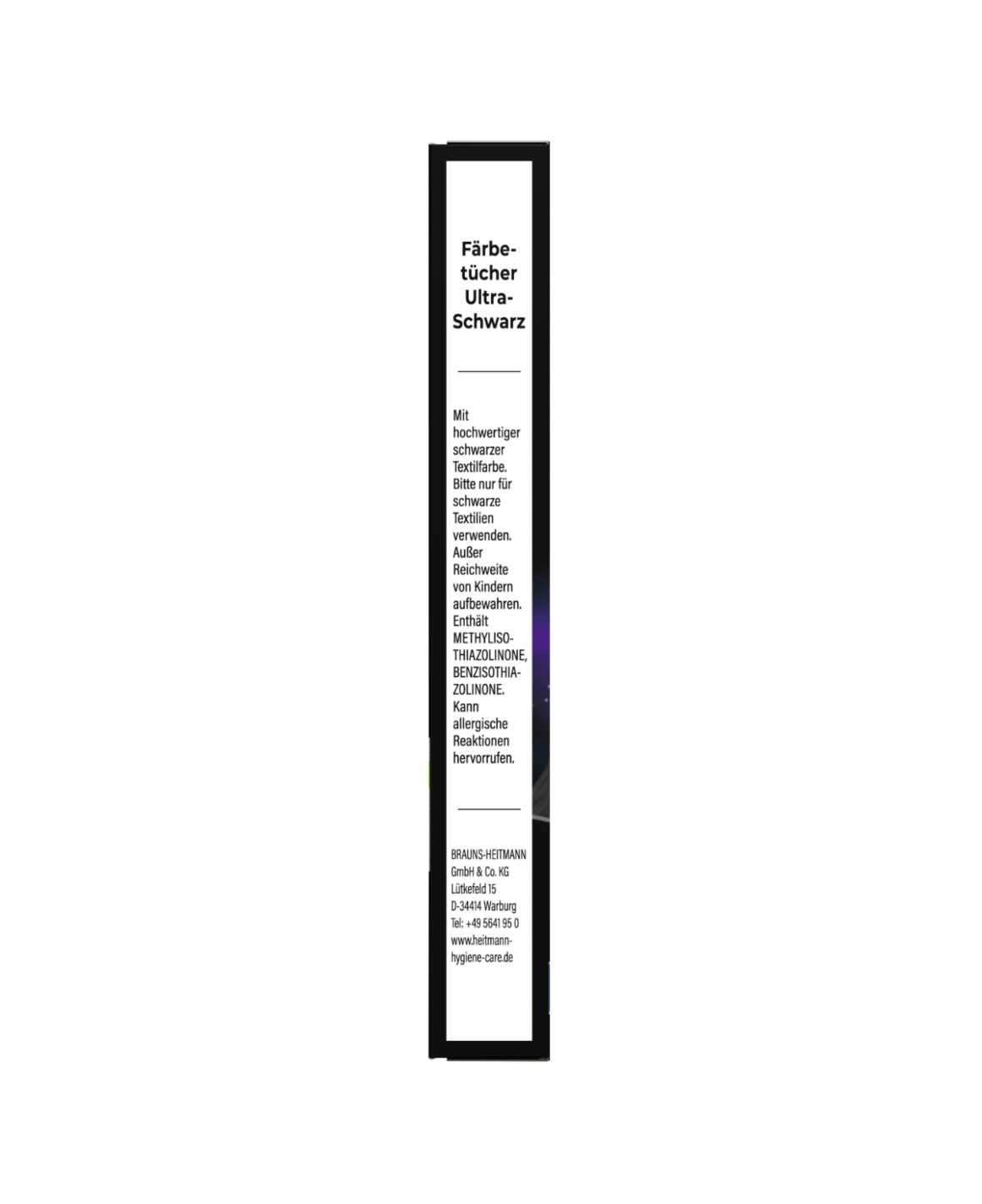 HEITMANN 2 in 1 Färbetücher Ultra-Schwarz 6 Stück
