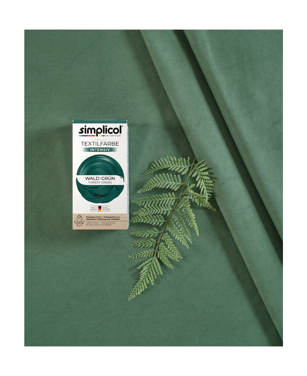 simplicol Textilfarbe intensiv Wald Grün