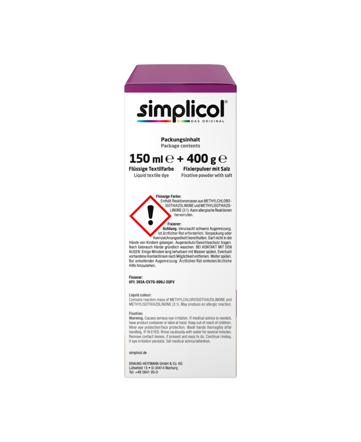 simplicol Textilfarbe intensiv Sinnliche Beere