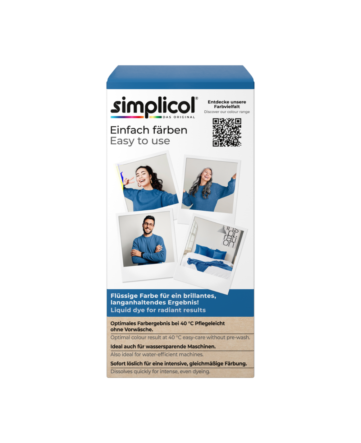 simplicol Textilfarbe intensiv Royal Blau