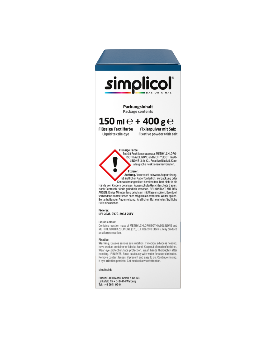 simplicol Textilfarbe intensiv Opal Petrol