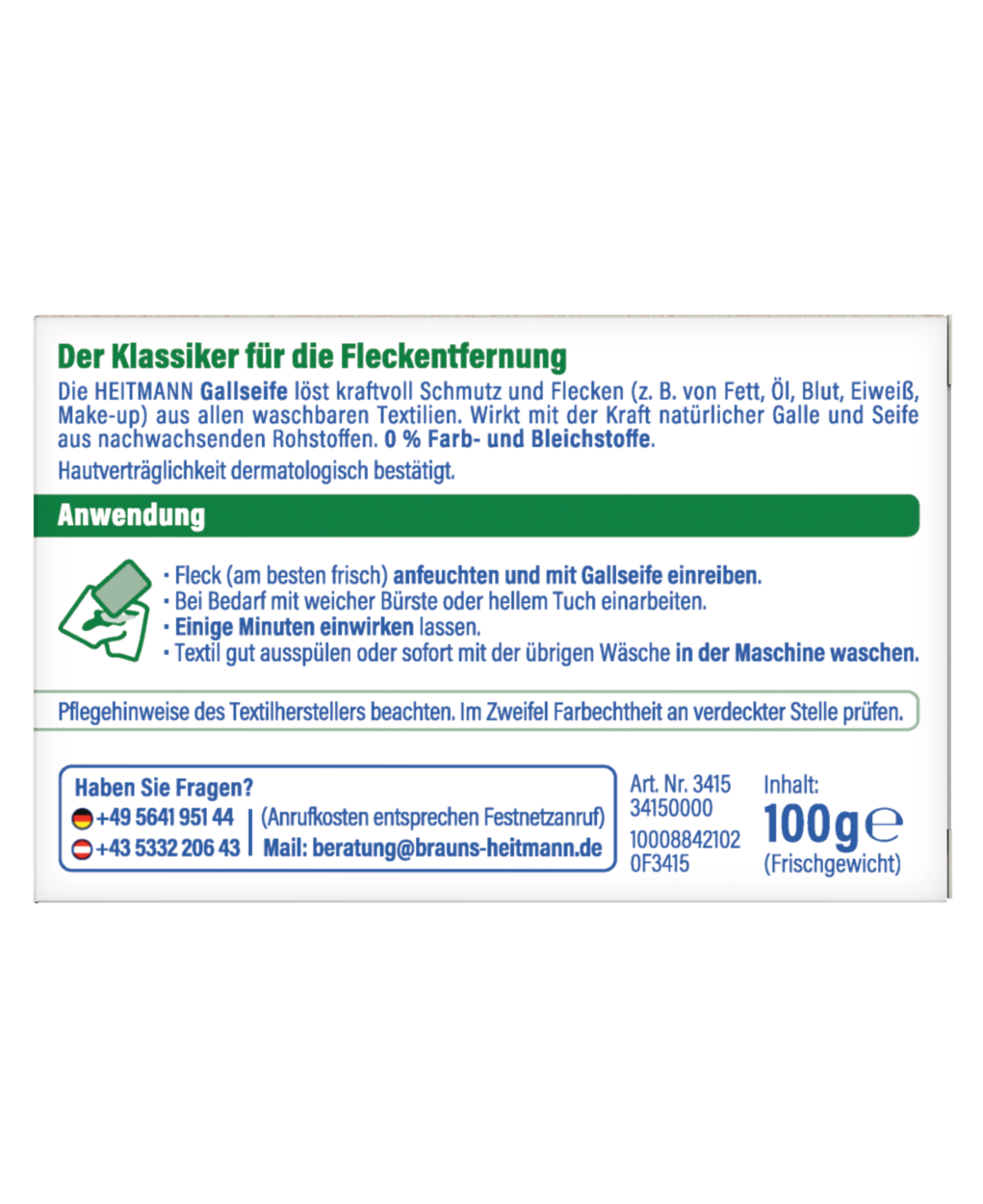 HEITMANN Gallseife 100 g
