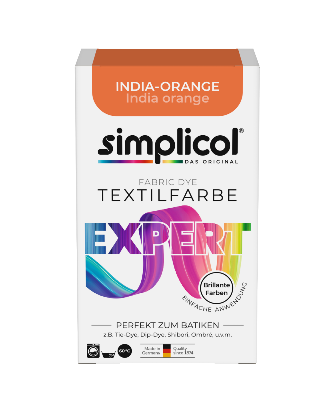 simplicol Textilfarbe expert India-Orange