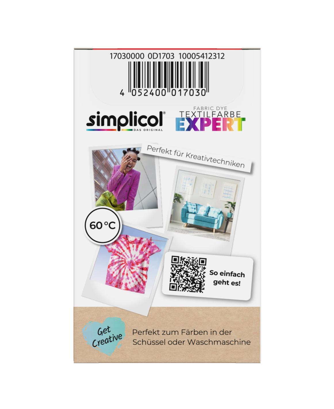 simplicol Textilfarbe expert Mohn-Rot online kaufen