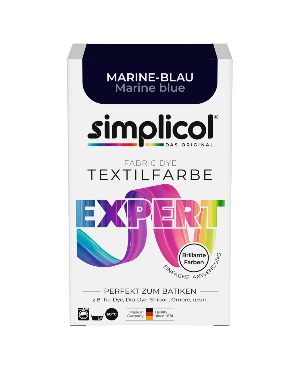 simplicol Textilfarbe expert Marine-Blau