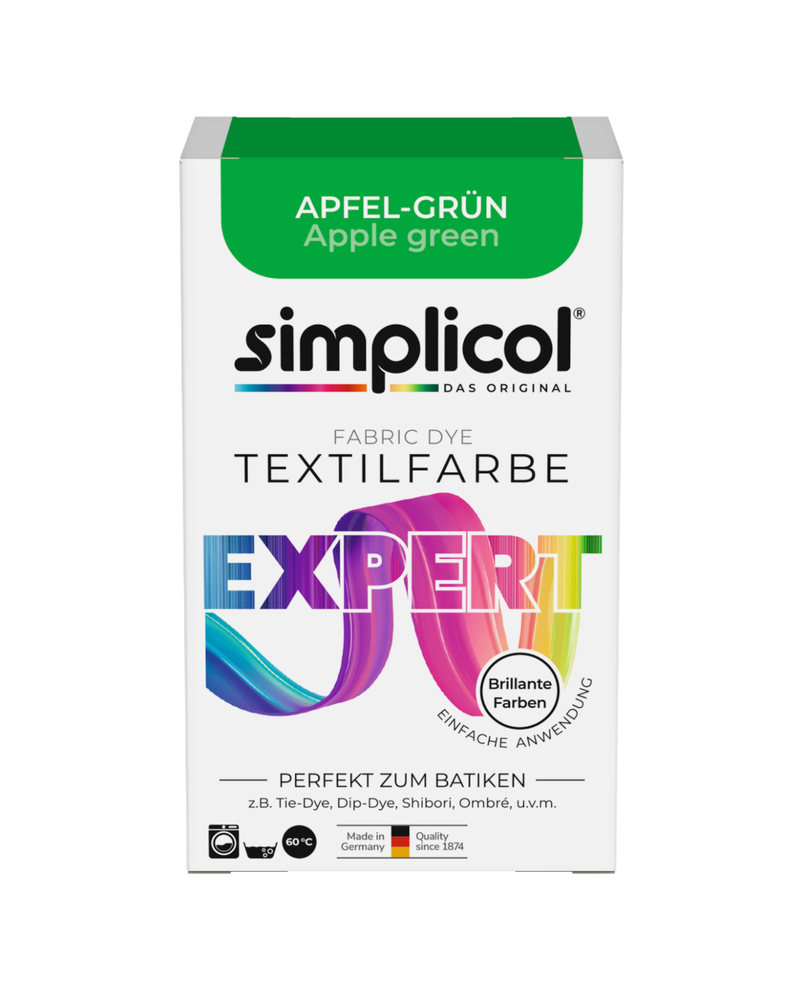 simplicol Textilfarbe expert Apfel-Grün