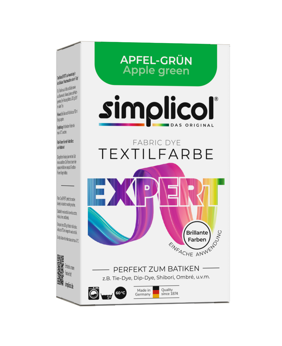 simplicol Textilfarbe expert Apfel-Grün