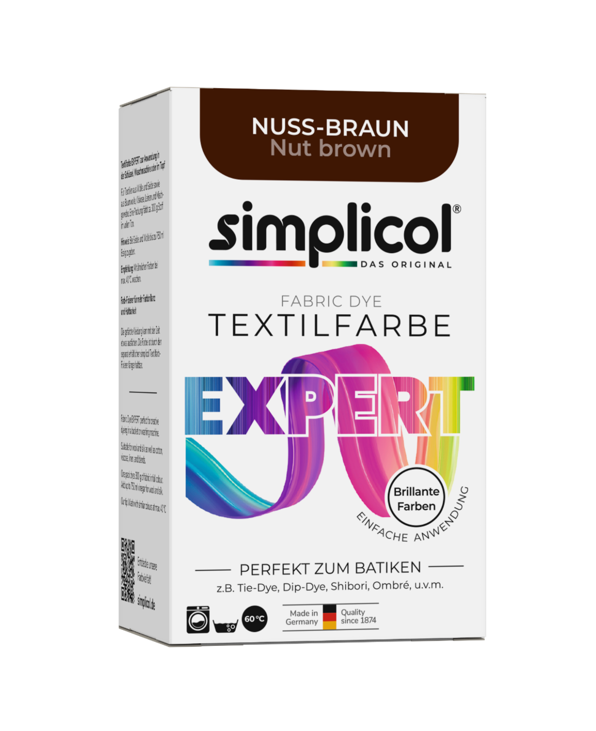 simplicol Textilfarbe expert Nuss-Braun