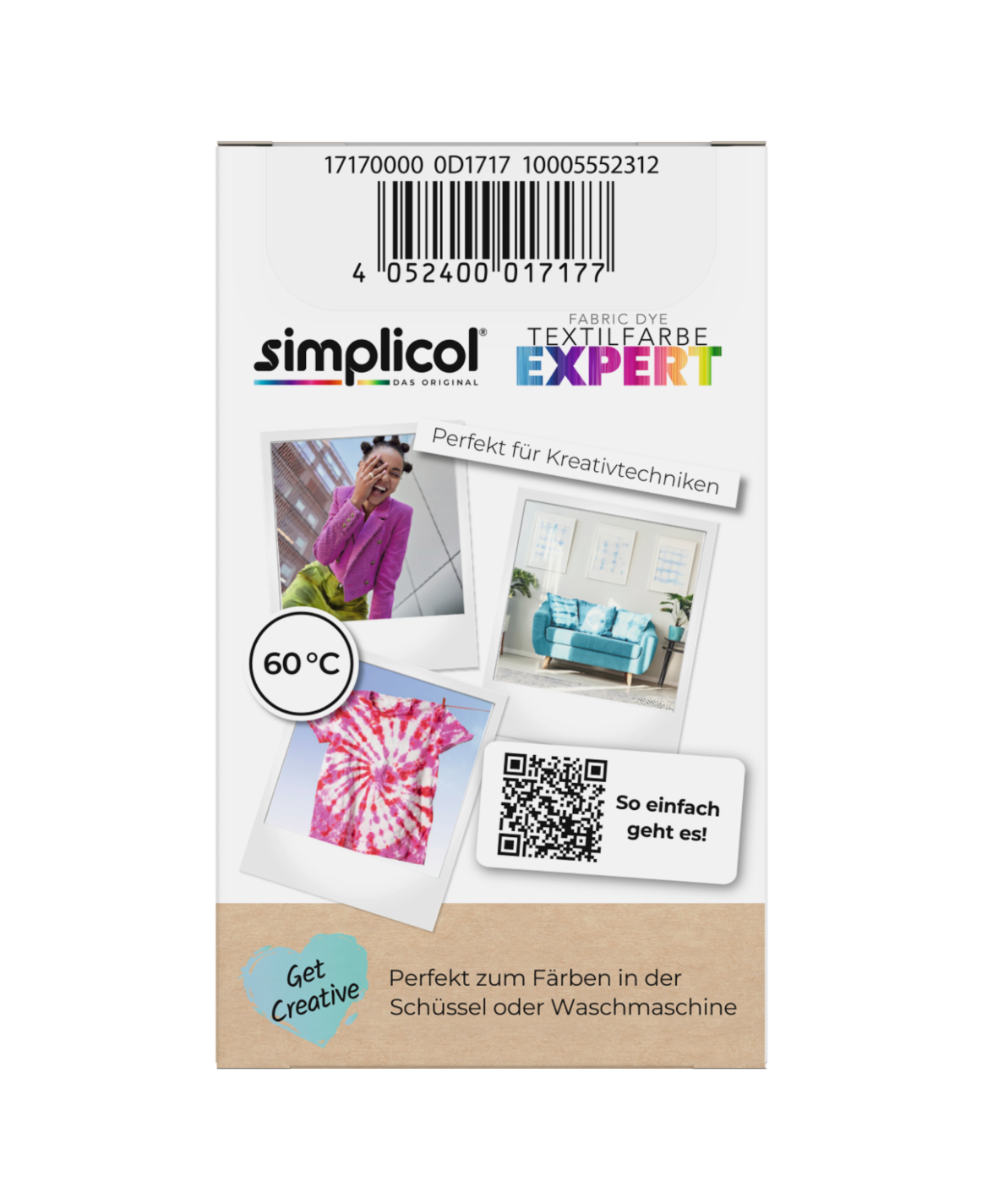 simplicol Textilfarbe expert Delfin-Grau