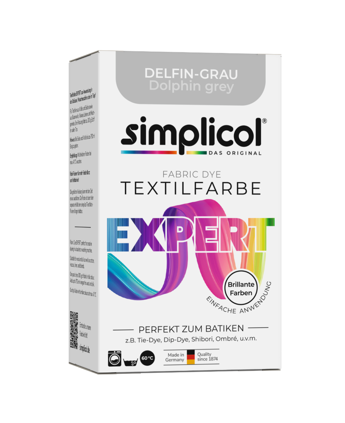 simplicol Textilfarbe expert Delfin-Grau