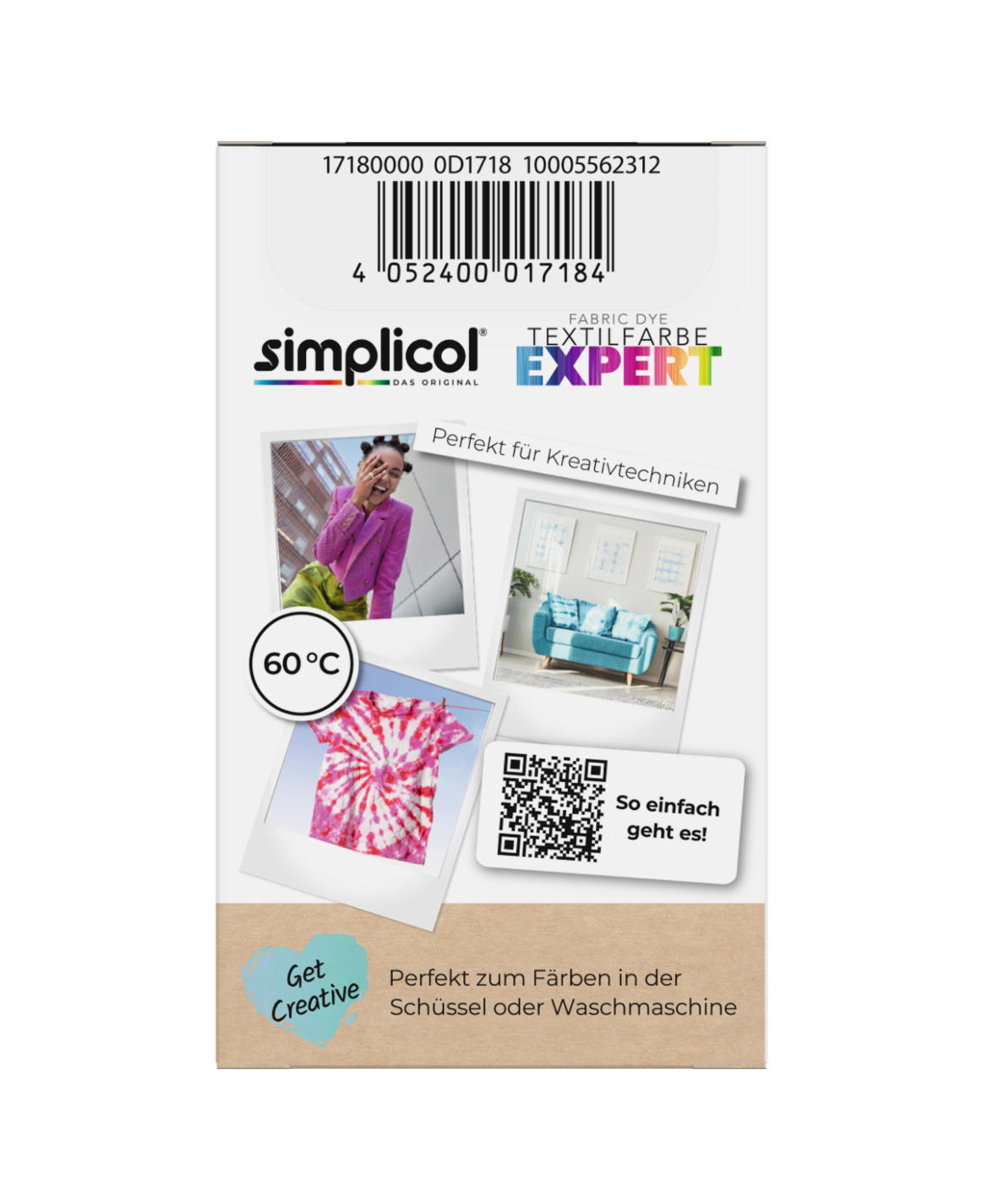 simplicol Textilfarbe expert Mitternacht-Schwarz