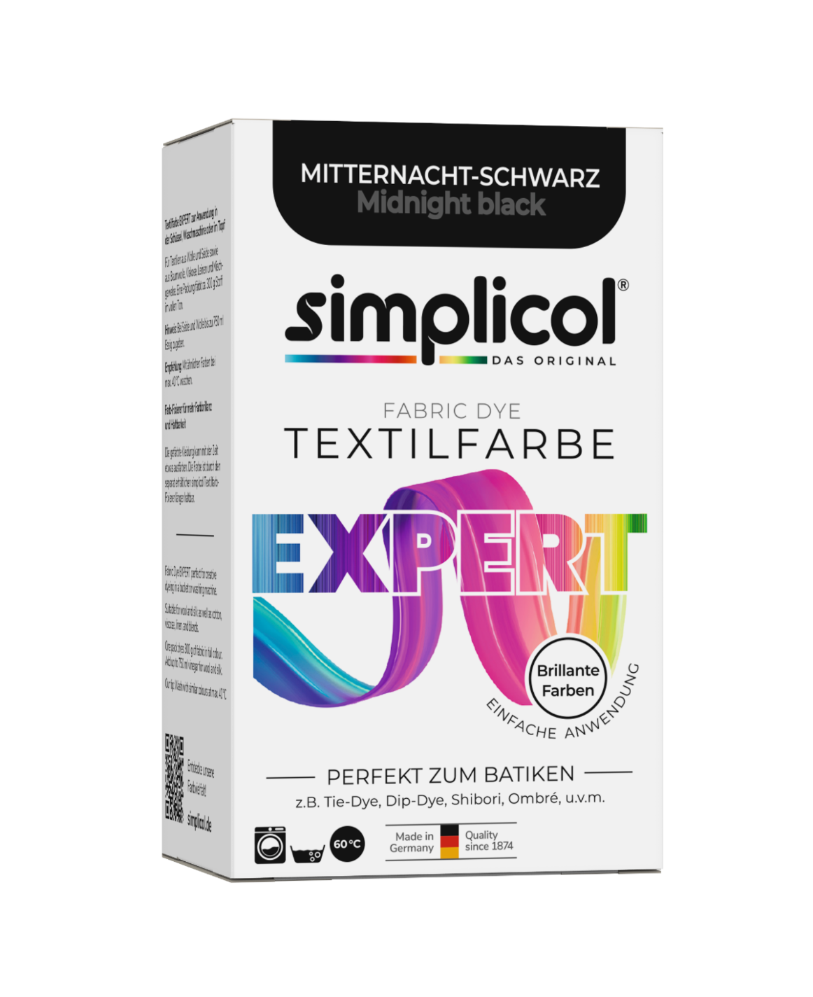 simplicol Textilfarbe expert Mitternacht-Schwarz