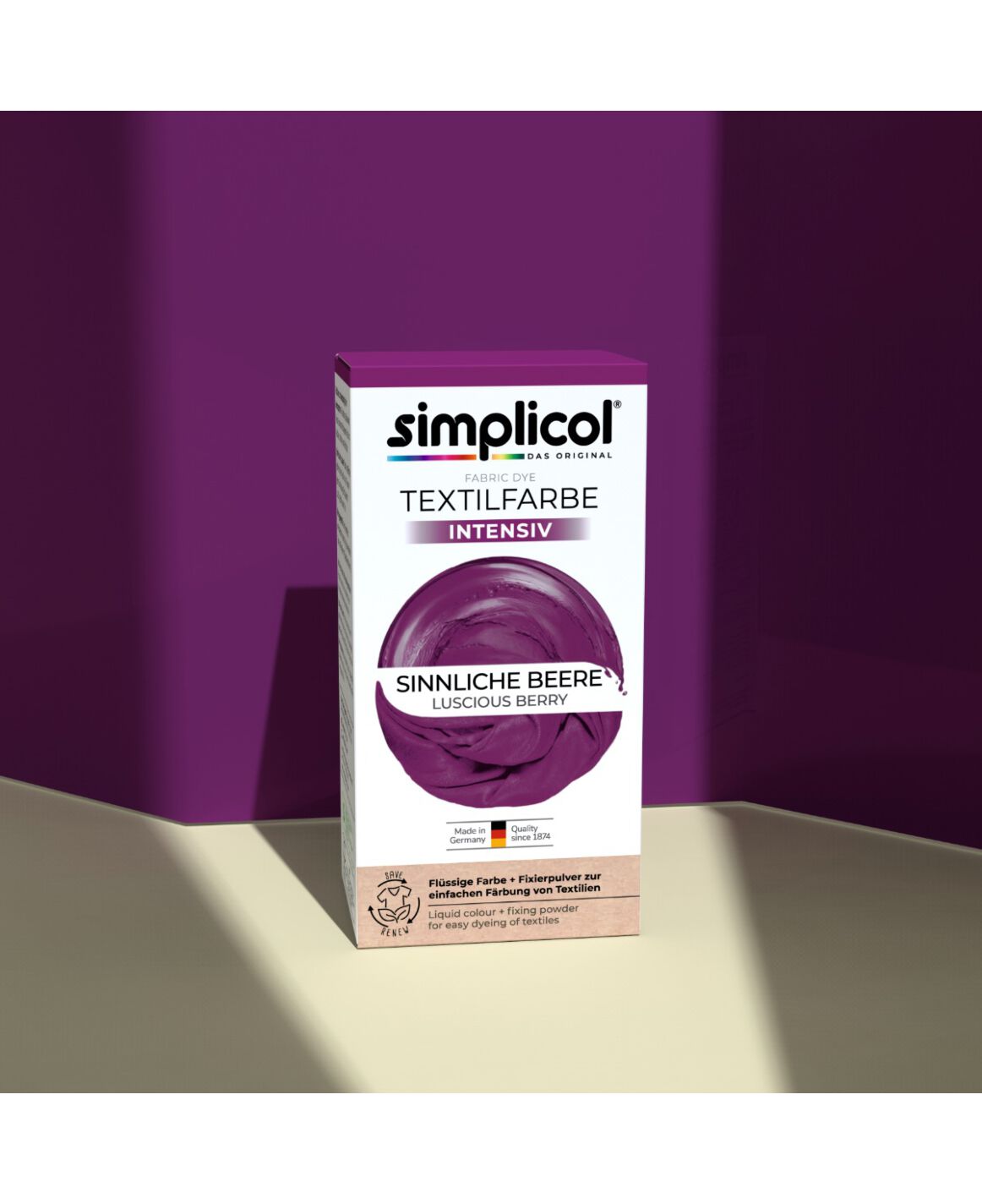 simplicol Textilfarbe intensiv Sinnliche Beere