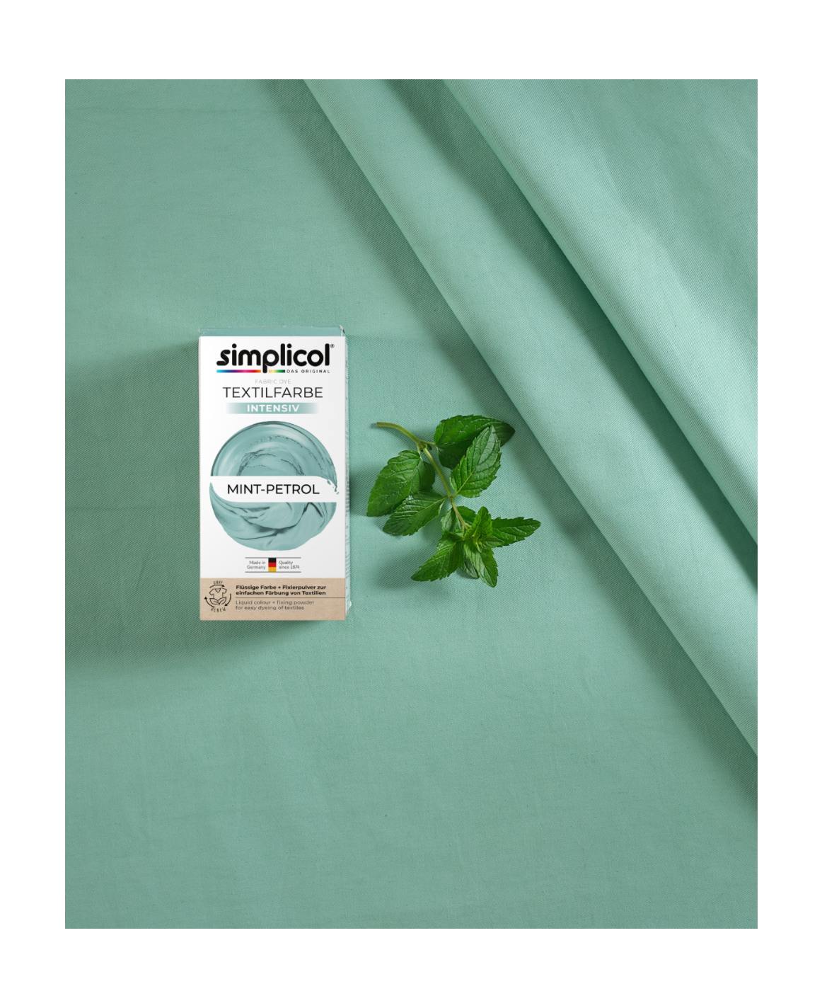 simplicol Textilfarbe intensiv Mint-Petrol