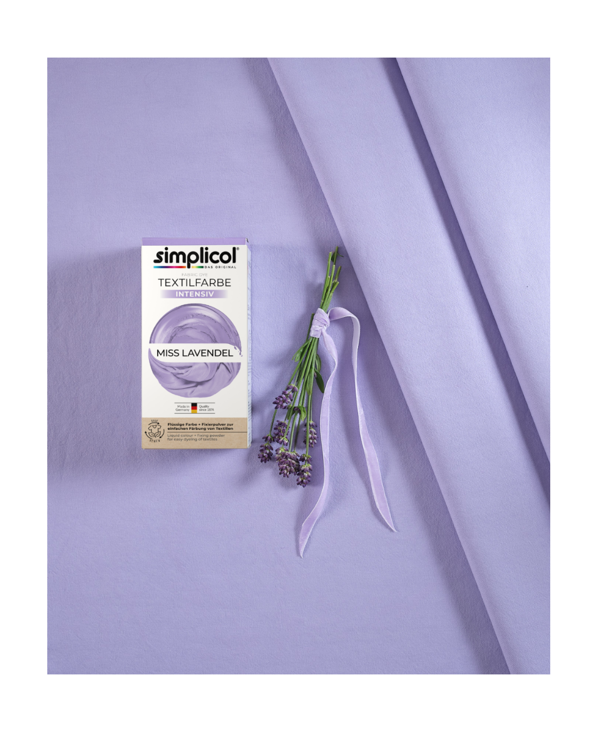 simplicol Textilfarbe intensiv Miss Lavendel
