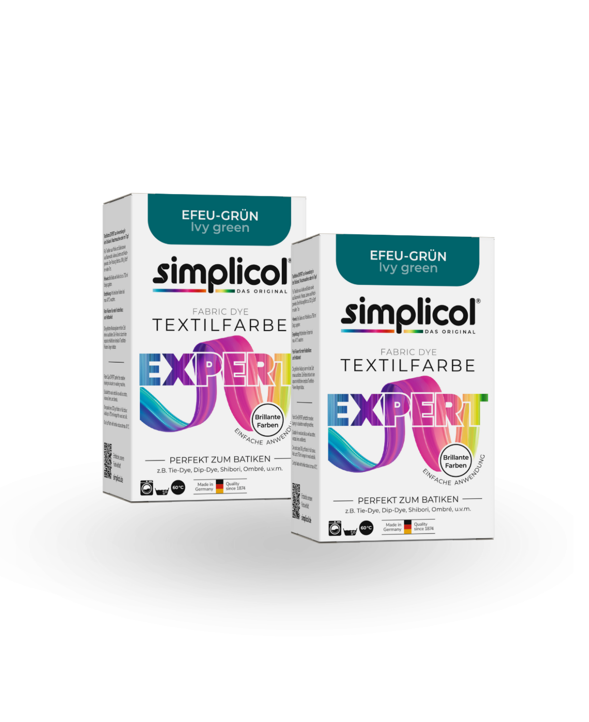 simplicol Textilfarbe expert Efeu-Grün 2er Pack