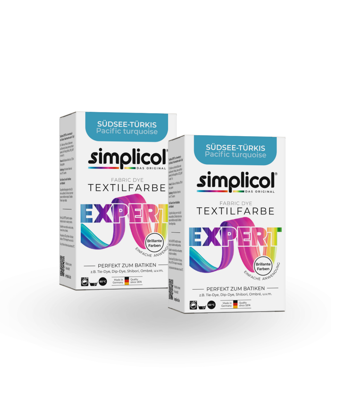 simplicol Textilfarbe expert Südsee-Türkis 2er Pack