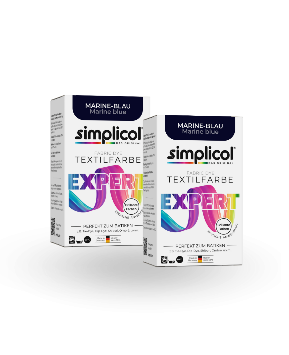 simplicol Textilfarbe expert Marine-Blau 2er Pack