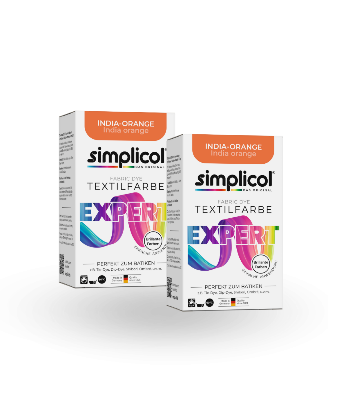 simplicol Textilfarbe expert India-Orange 2er Pack