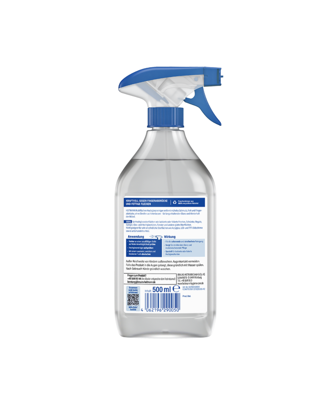 HEITMANN Multiflächen Hochglanzreiniger 500ml