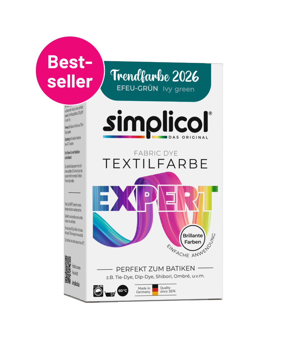 simplicol Textilfarbe expert Efeu-Grün